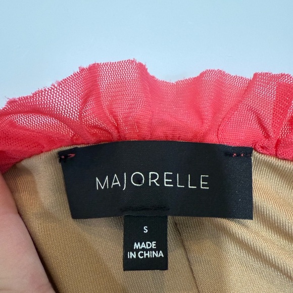 Majorelle Hot Pink Darling Ruched Party Dress Size Small - Picture 9 of 9